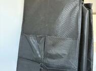 Grajewo ogłoszenia: Sprzedam szafę materiałową zapinana na zamek, czarna, boczne... - zdjęcie