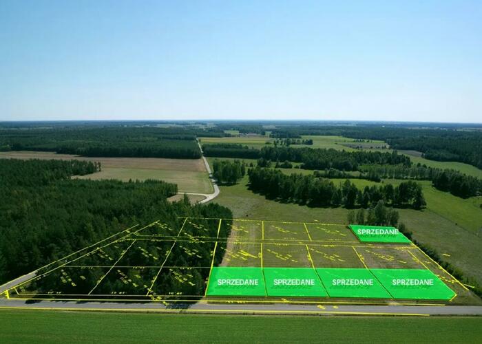 Grajewo ogłoszenia: Sprzedam działki budowlane(mieszkaniowe) o pow. od 1015 do 1400 m2...